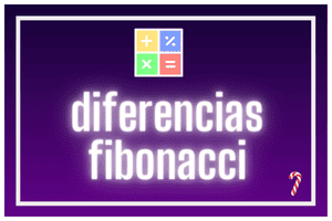 Diferencias entre extensión y retroceso de fibonacci