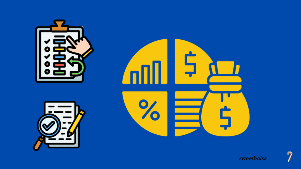 oja de registro de inversiones mostrando seguimiento de resultados y rentabilidad