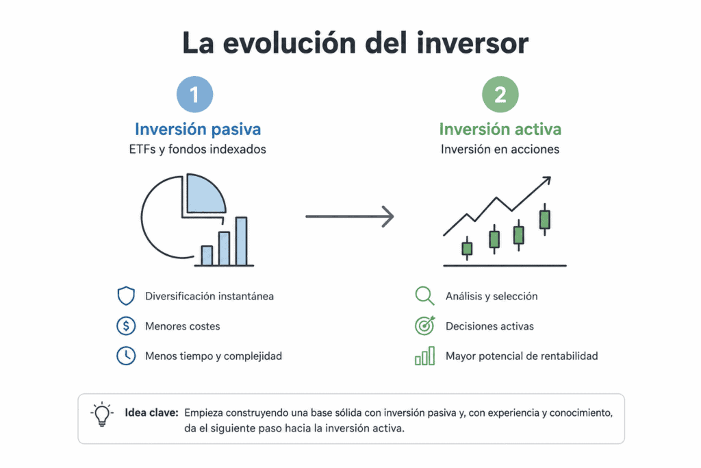 Inversion Vs Un Inversion Visualized Inversión activa vs pasiva: la decisión que paraliza a todo el mundo